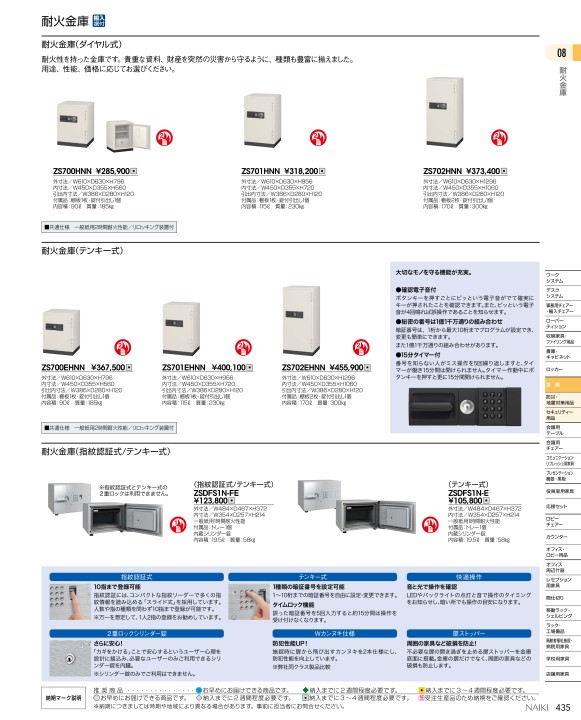 ナイキ 耐火金庫 ■▼209-1773 ZCSGN-94FIDS-MN 1台 ナイキ 耐火金庫 □▽209-1773 ZCSGN-94FIDS-MN 1台