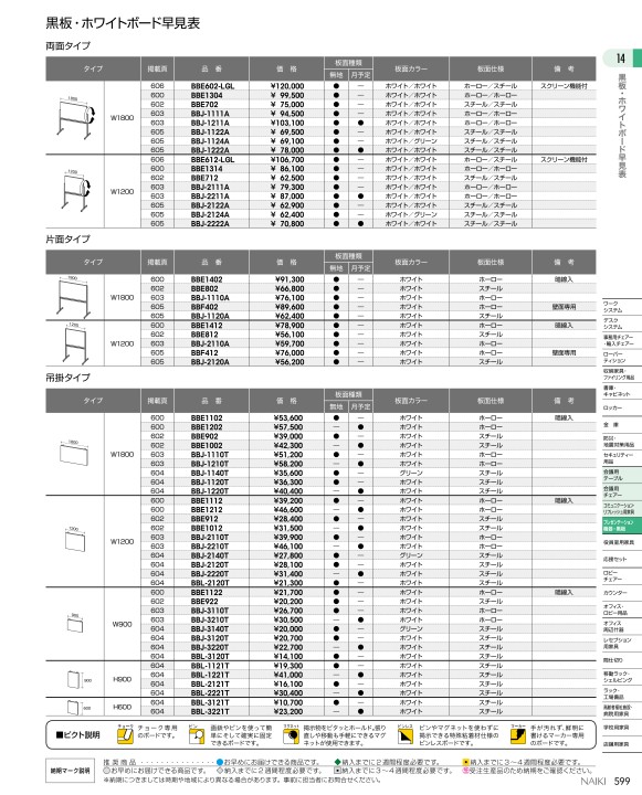 ナイキオフィス家具総合カタログ2020