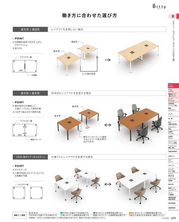 ナイキ オフィス家具総合カタログ2021【改定版】