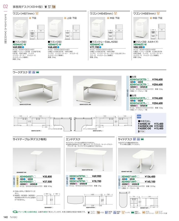 ナイキ オフィス家具総合カタログ 2022 改定版