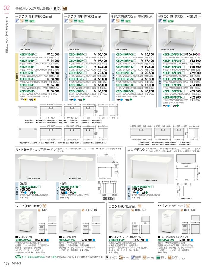 ナイキ オフィス家具総合カタログ 2022 改定版