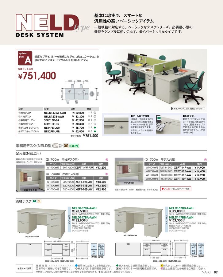 受賞店 オフィス家具専門街ナイキ デスクトップパネル S CN14P-GL
