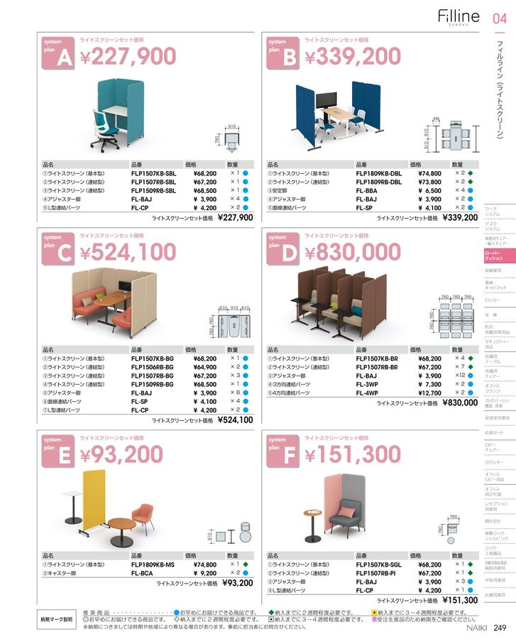 日本 オフィス家具専門街ナイキ 全面布張りパネル BPC-1512 kids-nurie.com